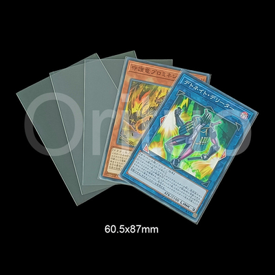 작은 카드 보호를 위한 명확한 Yugioh 안 카드 소매 60x87mm 완벽한 크기
