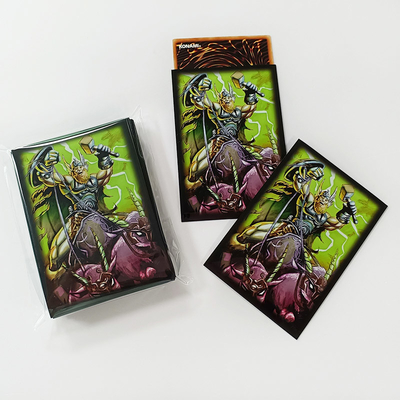 사용자 정의 YUGIOH 아트 카드 슬리브 62x89mm Mtg 데크 프로텍터 슬리브
