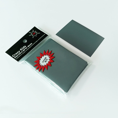 회색 Pvc 산성 무료 카드 슬리브 PP 포켓몬 카드 프로텍터 슬리브