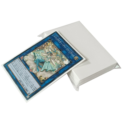 맞춘 표준 크기 YGO 62x89mm 보드 게임 소매 신용 카드 소매 하얀 구성