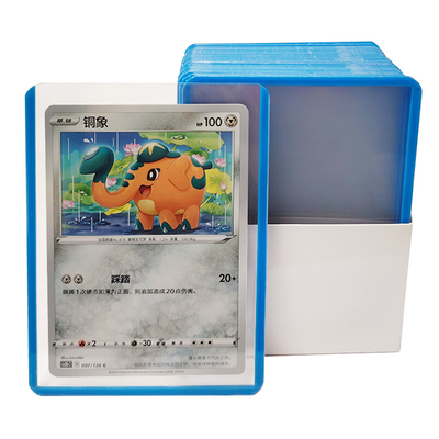사용자 지정 로고 PVC 탑 로딩 카드 수갑 35C 탑 로더