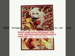 매트 & 반짝이는 사용자 지정 카드 장갑 ∙ 높은 명확성, 초 프로 표준, 스크래치 저항성 및 방수성