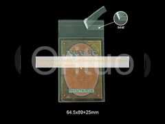 Mtg 포켓몬 트레이딩 카드 슬리브 재밀봉 가능 64x89mm 정밀 핏 이너 슬리브